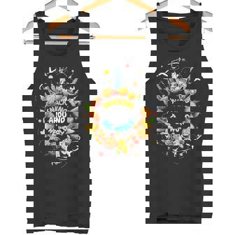 Snacking Around The World Fast Food Travel Traveler Foodie Tank Top | Mazezy