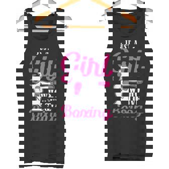 Sólo Una Chica Que Ama El Boxeo Camiseta sin mangas - Regaloses