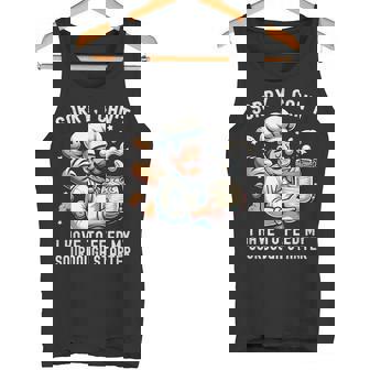 Sorry I Can't I Have To Feed Myourdough スターター タンクトップ - Kawaiitshirt