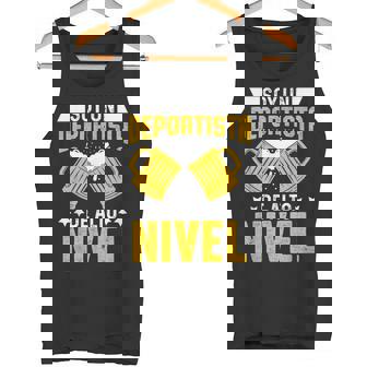 Soy Un Deportista De Alto Nivel Cerveza Humor Fiesta Regalo Camiseta sin mangas - Regaloses