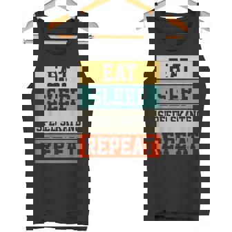 Speed Skating Skater Retro Vintage Tank Top | Mazezy