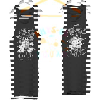 Spooky Ghost PE Teacher Squad Physical Education Halloween Tank Top | Mazezy