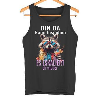 Spruch Herren Lustig Bin Da Kann Losgehen Tank Top - Geschenkecke