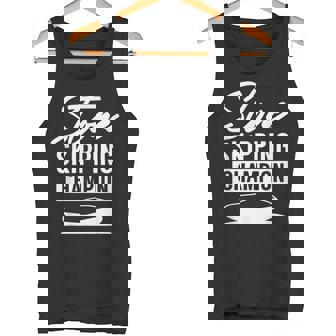 Stone Skipping Champion Skip Skipper Stones Tank Top | Mazezy