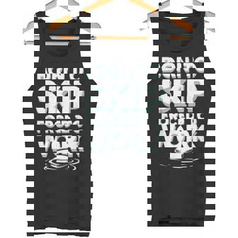 Stone Skipping Rock Skimming Outdoor Hobby Stone Skippers Tank Top | Mazezy