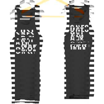 Sunset Ambient Music Producer Meme Quote Tank Top Tank Top | Mazezy