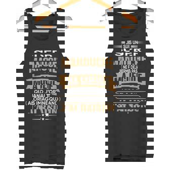 Super Manouche Je Ferme Pas Ma Gueule Humour Manouche Débardeur e - Cadeauxyz