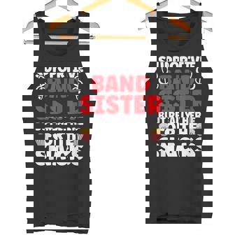 Supportive Marching Band Sister Marching Band Sis Tank Top | Mazezy