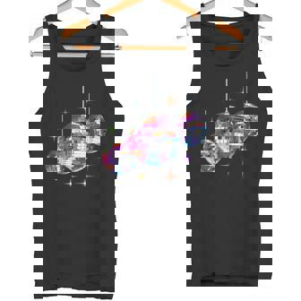 Süßer Ball Disco Lustige Tänzerin 70Er Jahre Tanzlehrer Tank Top - Seseable