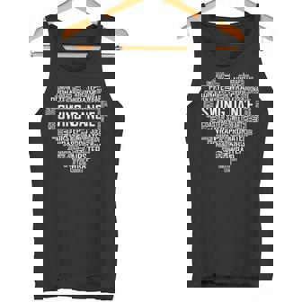 Swing Dance Lover Swing Dancer Heart Tank Top | Mazezy