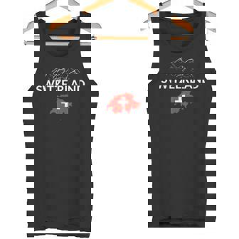 Switzerland Flag Hiking Holiday Switzerland Swiss Flag Tank Top | Mazezy