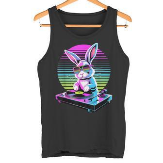Synthwave Lapin Dj Lunettes Lapins Débardeur e - Cadeauxyz