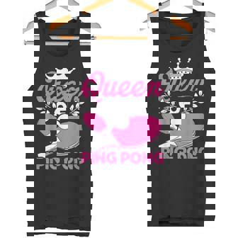 Table Tennis Player Queen Of Ping Pong Table Tennis Tank Top | Mazezy