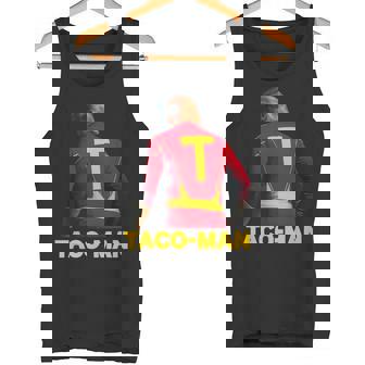 Taco-Man 面白い 反トランプ ハロウィーン 政治的コスチュームアイデア タンクトップ - Kawaiitshirt