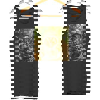 Tank Catelfie Avec Un Chat Patriotique Drôle Et Militaire Débardeur e - Cadeauxyz