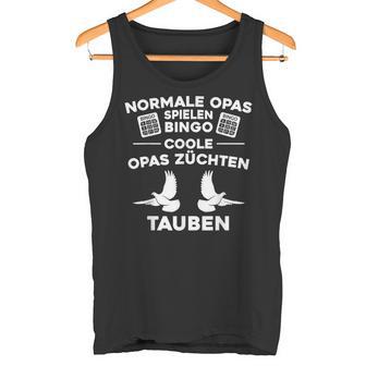 Taubenzüchter Brieftauben Tauben Coole Opas Bingo Tank Top - Geschenkecke