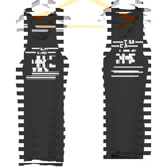 Team Mike Nom De Famille Débardeur e - Cadeauxyz