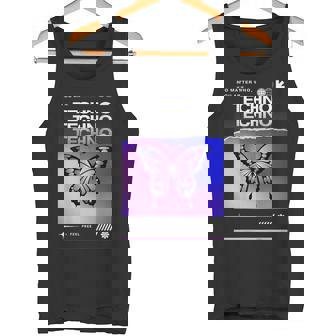 Techno Butterfly Rave Feel Freedom Trance Love Club Tank Top | Mazezy