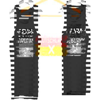 Techno Germany We Love German Techno Music EDM IDM Tank Top | Mazezy