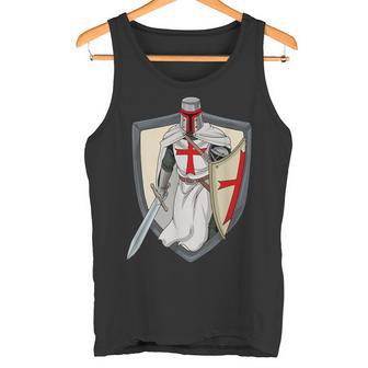 Templiers Casque Croix Épée Débardeur e - Cadeauxyz