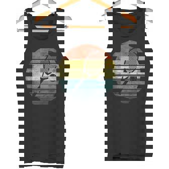 Tennis Player Retro Sunset Tennis Racquet & Ball Coach Tank Top Tank Top | Mazezy
