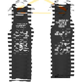 Things I Do In My Spare Time River Rafting Tank Top | Mazezy