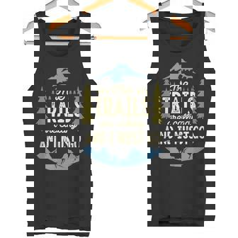 Trail Running And Skyrunning For Mountain Runner Tank Top | Mazezy