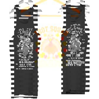 Trot Squad We'Ll Get There When We Get There Shirt Turkey Tank Top | Mazezy