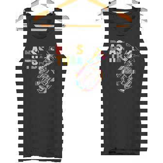 Tuba Bass Guitar Instrumental Tank Top | Mazezy
