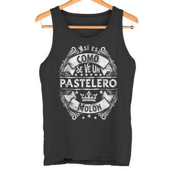 Un Pastelero Molon Divertido Para Hombre Chef Pasteleria Camiseta sin mangas - Regaloses