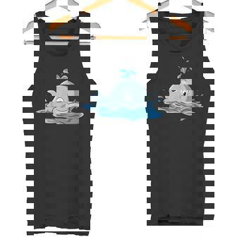 Une Jolie Baleine Nage Dans La Mer Débardeur e - Cadeauxyz