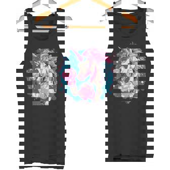 Unicornio Rosa Divertido Con Guantes De Boxeo Camiseta sin mangas - Regaloses