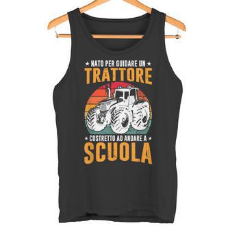 Uomo Nato Per Guidare Un Trattore Agricoltore Trattorista Canotta - Novitaregali