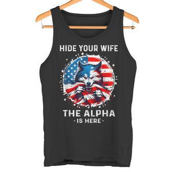 Usa Alpha Wolf Divertida De Loboarcástico Lobo Camiseta sin mangas - Regaloses