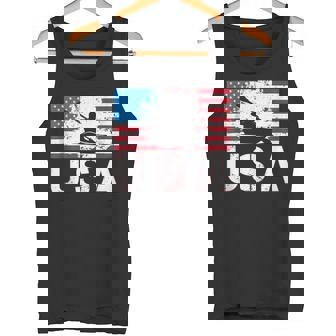 USA Canoe Kayak Team American Flag US Canoeing Kayaking Tank Top Tank Top | Mazezy