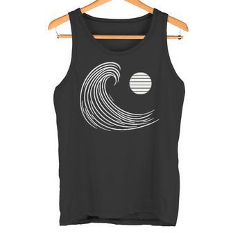 Vagues Etoleil Minimalistes De L'océan Débardeur e - Cadeauxyz