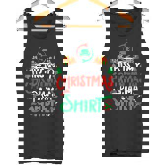 Vehicle Restoration Christmas Pajama Shirt Christmas Party Tank Top Tank Top | Mazezy