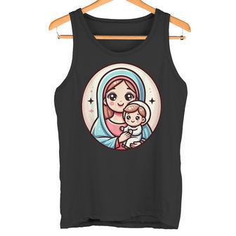 Vierge Marie Etaint Enfantersion Kawaii Débardeur e - Cadeauxyz