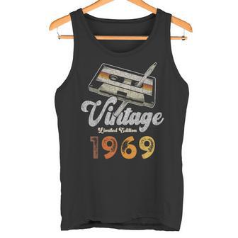 Vintage 1969 Cassette Lápiz 57 Cumpleaños Camiseta sin mangas - Regaloses
