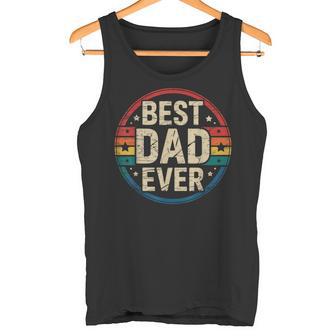 Vintage Avec Inscription Best Dad Ever Pour La Fête Des Pères Débardeur e - Cadeauxyz