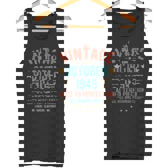 Vintage Clasico Octubre 1945 Nacido En 1945 Camiseta sin mangas - Regaloses