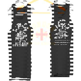 Vintage Londres Reino Unido Reino Unido Union Jack Inglaterraouvenir Camiseta sin mangas - Regaloses