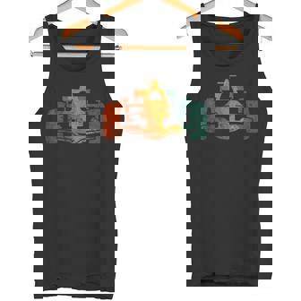 Vintage Open Wheel Race Car For Motorsport Fans Tank Top | Mazezy