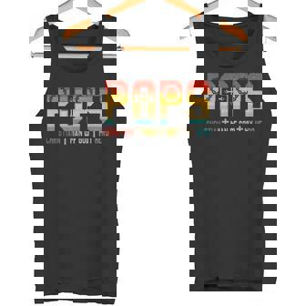 Vintage Pops Christian Man Hero Proud Men Father's Day Tank Top | Mazezy