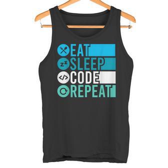 Vintage Programmiereroftware Entwicklerystemadmin Tank Top - Geschenkecke