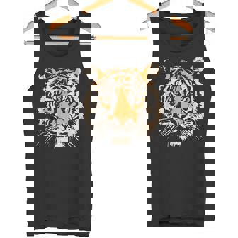 Vintage Tiger Graphic Retro 90s Wild Cat Safari Art For Men Tank Top | Mazezy