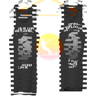 Water Skiing Legend Vintage Waterskiing Ski Tank Top | Mazezy