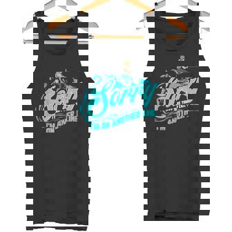Waterski I'm On Another Line Waterskiing Water Ski Tank Top | Mazezy