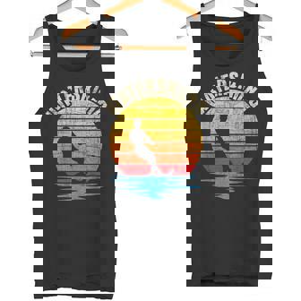 Waterskiing Retro Water Ski Waterskier Watersports Tank Top | Mazezy