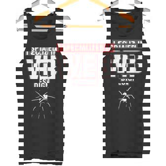 Web Designer Developer HTML CSS Specialises In Web Design Tank Top | Mazezy